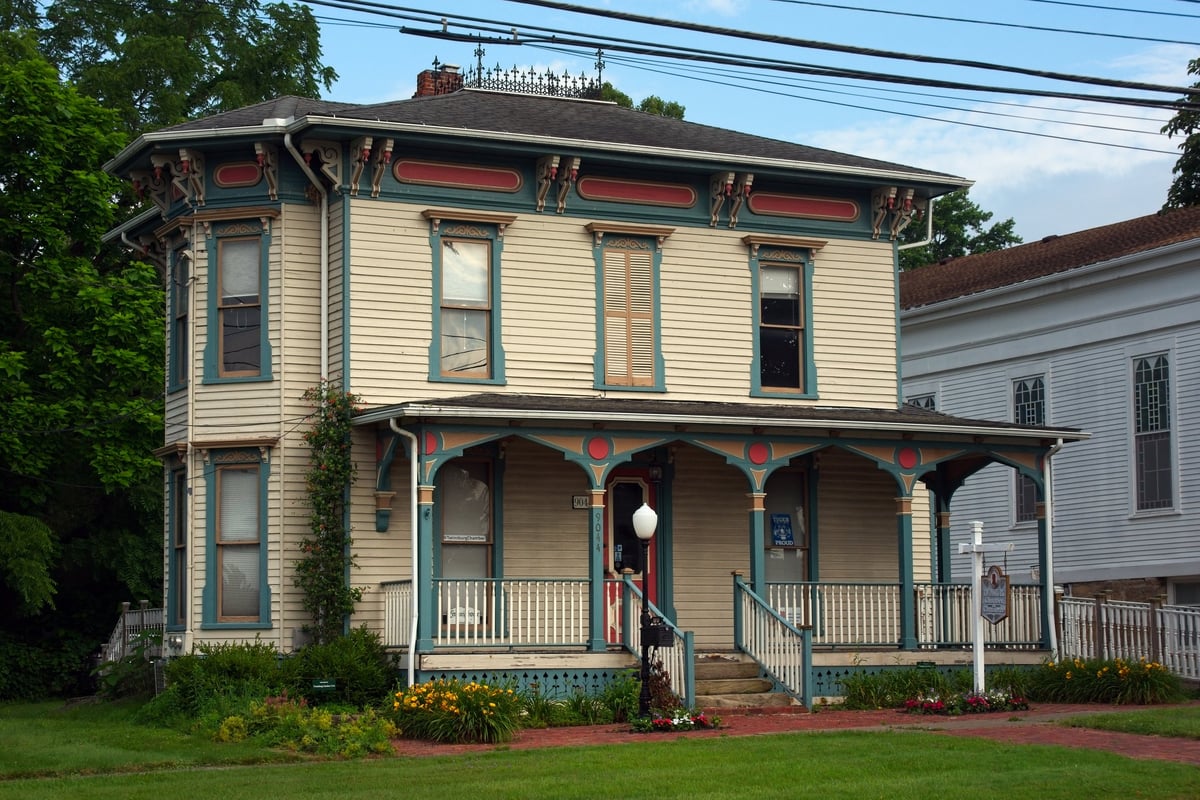 Historic residential building with classic architecture